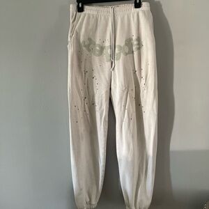 Sp5der White Sweatpants